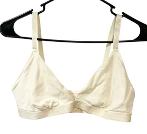 Victoria’s Secret Pink White Seamless‎ V Neck Bralette Size XL thumbnail 1