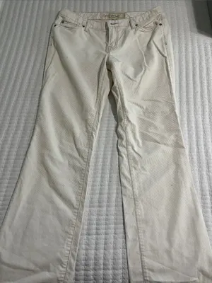 LOFT Men's Corduroy Pants in Off-White thumbnail 1