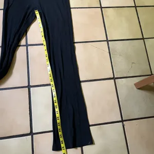 Outdoor Voices Ribbed Flare Leggings Pants S Black Stretch Walking Outdoors Run thumbnail 8
