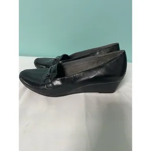 A2 Aerosoles Size 9 Black Leather Womens Shoes‎ Slip on S-438 thumbnail 5