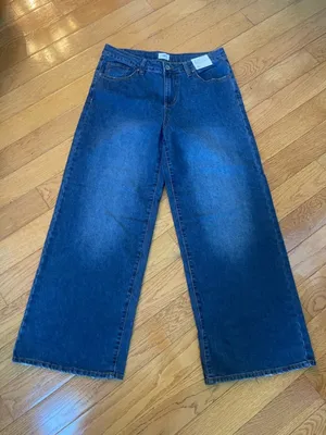 !iT Jeans Mid Rise Relaxed Wide Leg Dark Wash Denim Jeans Size 8 29 NWT thumbnail 2