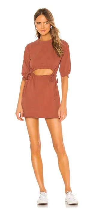 Lovers + Friends Dress Mini Rose Pink Mauve Dusty Small thumbnail 1