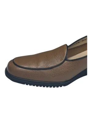 Salvatore Ferragamo ✽ Sculptural Wedge Heel Loafers ✽ Golden Brown Leather ✽ 5M thumbnail 11