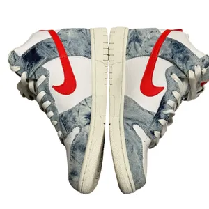Nike Women’s Dunk High Washed Denim Size 8 thumbnail 8