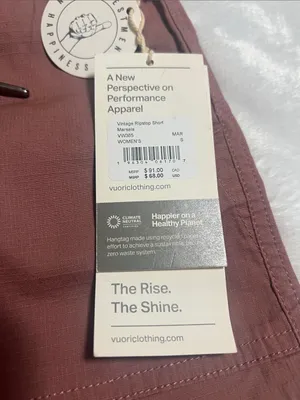 Vuori Ripstop Shorts Size Small thumbnail 3