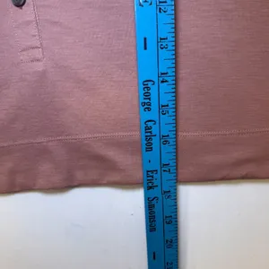 Vuori Womens Avalon Long Sleeve Henley Crop Mauve Brown Pink Size M Relaxed Fit thumbnail 7