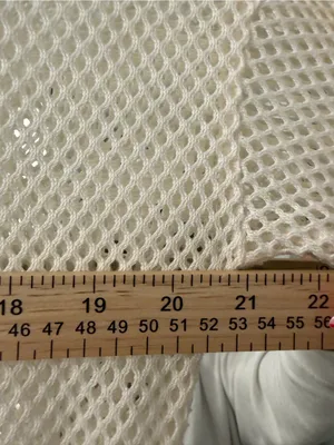 Banana Republic Cream Open-Knit Scoop Neck Sweater thumbnail 5