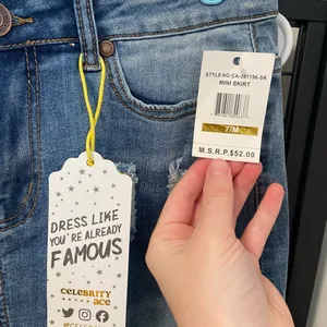 NWT | Celebrity‎ Ace junior’s denim skirt — size 7 thumbnail 2