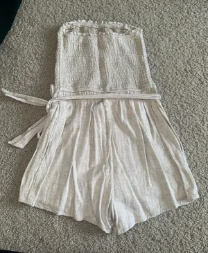 Abercrombie Tie-Front Strapless Romper thumbnail 4