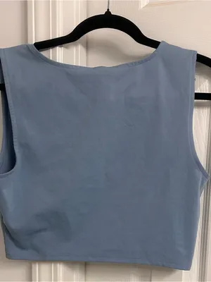 Yogalicious Pale Blue Muscle Tank thumbnail 6