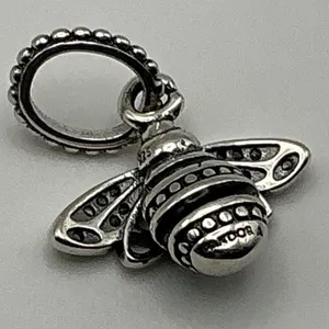 Pandora 398840C01 Sparkling Queen Bee Pendant Sterling Silver CZ Retired thumbnail 5