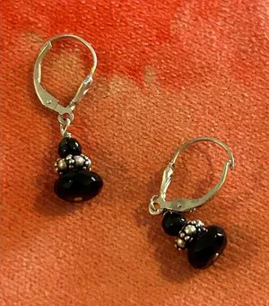 Earrings silver plated cute thumbnail 1