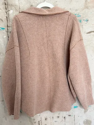 Zara Faux Shearling Half Zip Pullover Sweatshirt thumbnail 5
