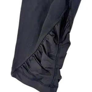 Lululemon Black Venus Ruched Cropped Leggings Size 6 thumbnail 2