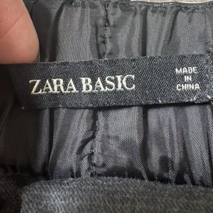 Zara Womens Black Faux Leather Elastic Waist With Pockets Mini Skirt Size M thumbnail 4