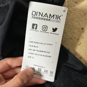 Dinamik Evo Pro D-004 Lady 3/4 Cycling‎ Pants Black Padded Capri 2XL NEW thumbnail 6
