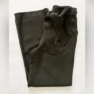 Lululemon noir wide leg belted pants Olive green 4 thumbnail 10
