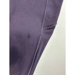 Lululemon Fast and Free 7/8 Dark Purple Pull On Tights Leggings Women's Size 6 thumbnail 4