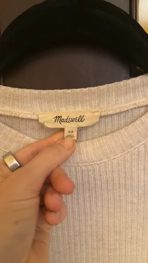 Madewell Top XS Women’s long sleeve thumbnail 2