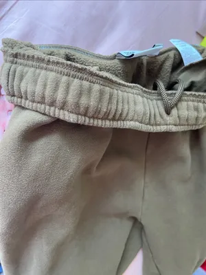 Aritzia TNA Sweatfleece Cozy Fleece Mega Fit Olive Green Joggers XS thumbnail 5