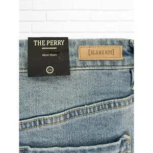 Blank NYC Shorts Women's Sz 26 The Perry Mom Shorts Blue‎ Cotton Pockets thumbnail 6