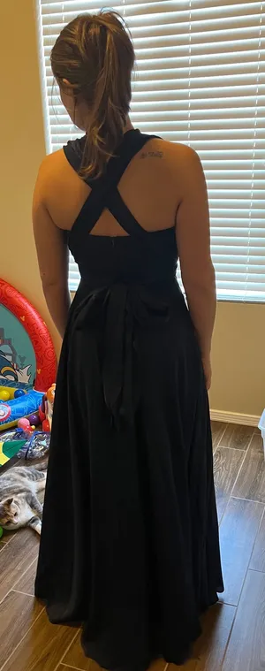 JJ’s house Adjustable Navy Blue Bridesmaids Dress thumbnail 2