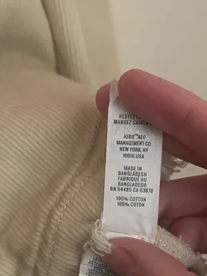 Offline by Aerie Corduroy Half Zip Shacket Women’s Medium Beige Oversized Cotton thumbnail 6
