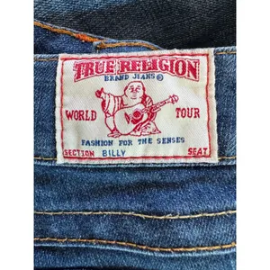 Vintage ‘00s True Religion Billy Dark Wash Low Rise Jeans Size 26 Made in U.S.A. thumbnail 10
