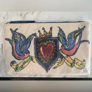 NWT Brighton Love of Art Sparrow Birds Bag - HB Promo Pouch 2019 🕊️ thumbnail 2
