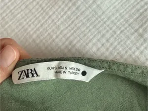 Zara Olive Cutout Halter Maxi Dress thumbnail 5