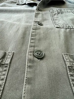Universal Thread Olive Green Chore Utility Jacket Cotton Relaxed S thumbnail 8