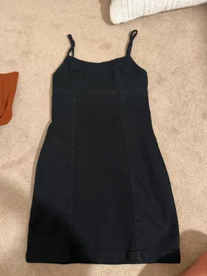 Refuge denim dress Black thumbnail 1