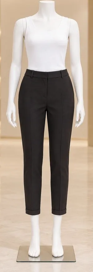 J. Crew Cafe Capri Pants Black Wool Blend Cropped Trousers Womens Size 4 thumbnail 1