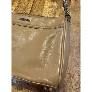 REBECCA MINKOFF Mini M.A.C. Crossbody Beige Tan Leather Studded Silver Moto Boho thumbnail 7