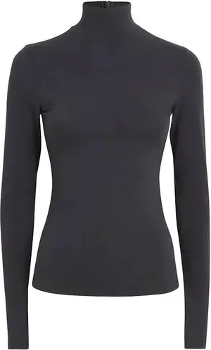 SKIMS Stretch-Cotton Jersey Rollneck Top Size Large thumbnail 1