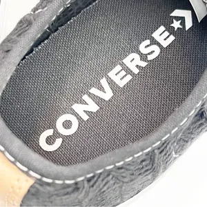 CONVERSE CTAS Lift OX Women’s Black Herringbone Lace Up Platform Sneakers Size 7 thumbnail 4