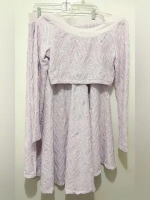 Free People Oakley Skirt Set in Lilac XL thumbnail 5