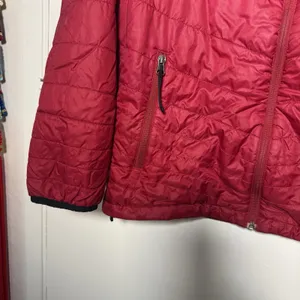 Columbia Puffer Stanford Cardinal Jacket Mens Small Omni-Heat Full Zip Red thumbnail 3