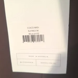 NWT Nookie XS Coco Midi Muscat Plum Cut Out One Shoulder Bodycon Cocktail Dress thumbnail 7