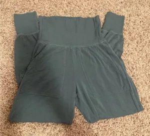 Aerie High-Waist Green Women's Lounge Joggers thumbnail 1