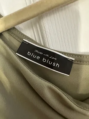 Blue Blush Green Mini Dress thumbnail 2
