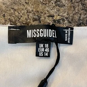 Missguided NEW White Milkmaid Woven Dotty Skater Mini Dress Size 14 thumbnail 6
