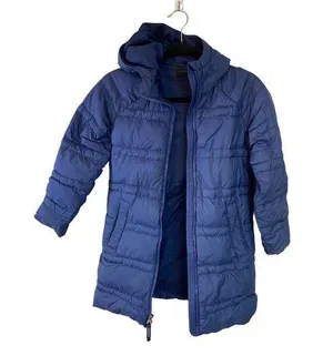 Marmot navy blue puffer women’s medium thumbnail 1