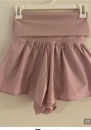 Yogalicious Lilac Skort with fold over waist Sz XS thumbnail 1