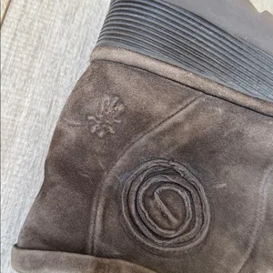 Fly London Dari Brown Suede Ankle Boots with Spiral Appliqué thumbnail 5