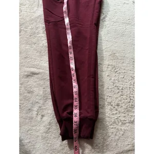 FIGS Catarina Jogger Scrub Pants‎ Zipper Pockets Burgundy Medical Size L thumbnail 9