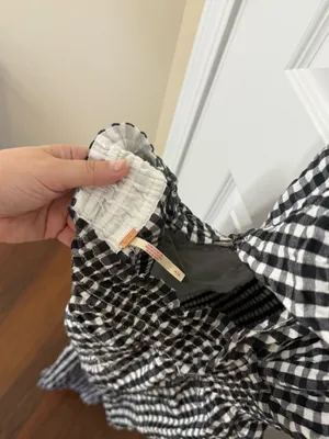 Free People Retro Heatwave Gingham One Piece S thumbnail 7