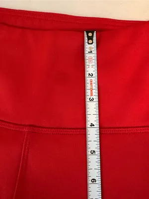 Spyder Active Fleece Lined Leggings Red High Rise Women’s Medium thumbnail 8