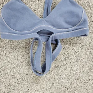 Lululemon‎ Womens Rue Boheme Bra XS Blue Racer Back Wanderlust Limited Edition thumbnail 9