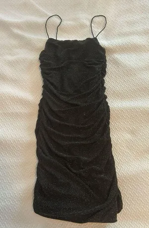 Princess Polly Mini Dress Black  thumbnail 1